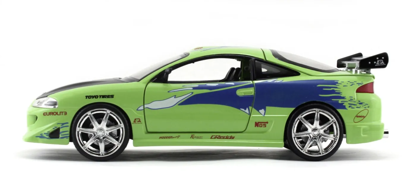 Jada fast & furious masinuta metalica mitsubishi eclipse scara 1:24 [6]
