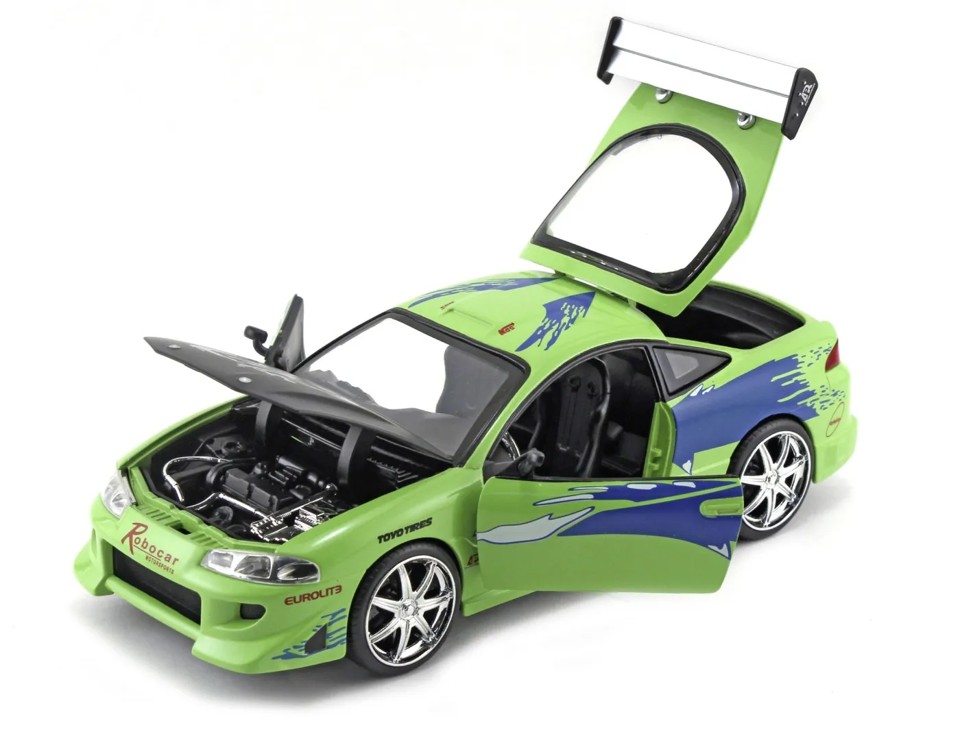 Jada fast & furious masinuta metalica mitsubishi eclipse scara 1:24 [3]