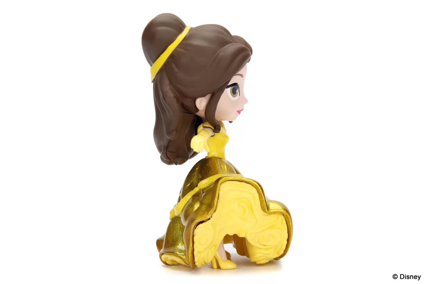 Jada figurina disney princess belle cu rochita aurie 10cm [6]