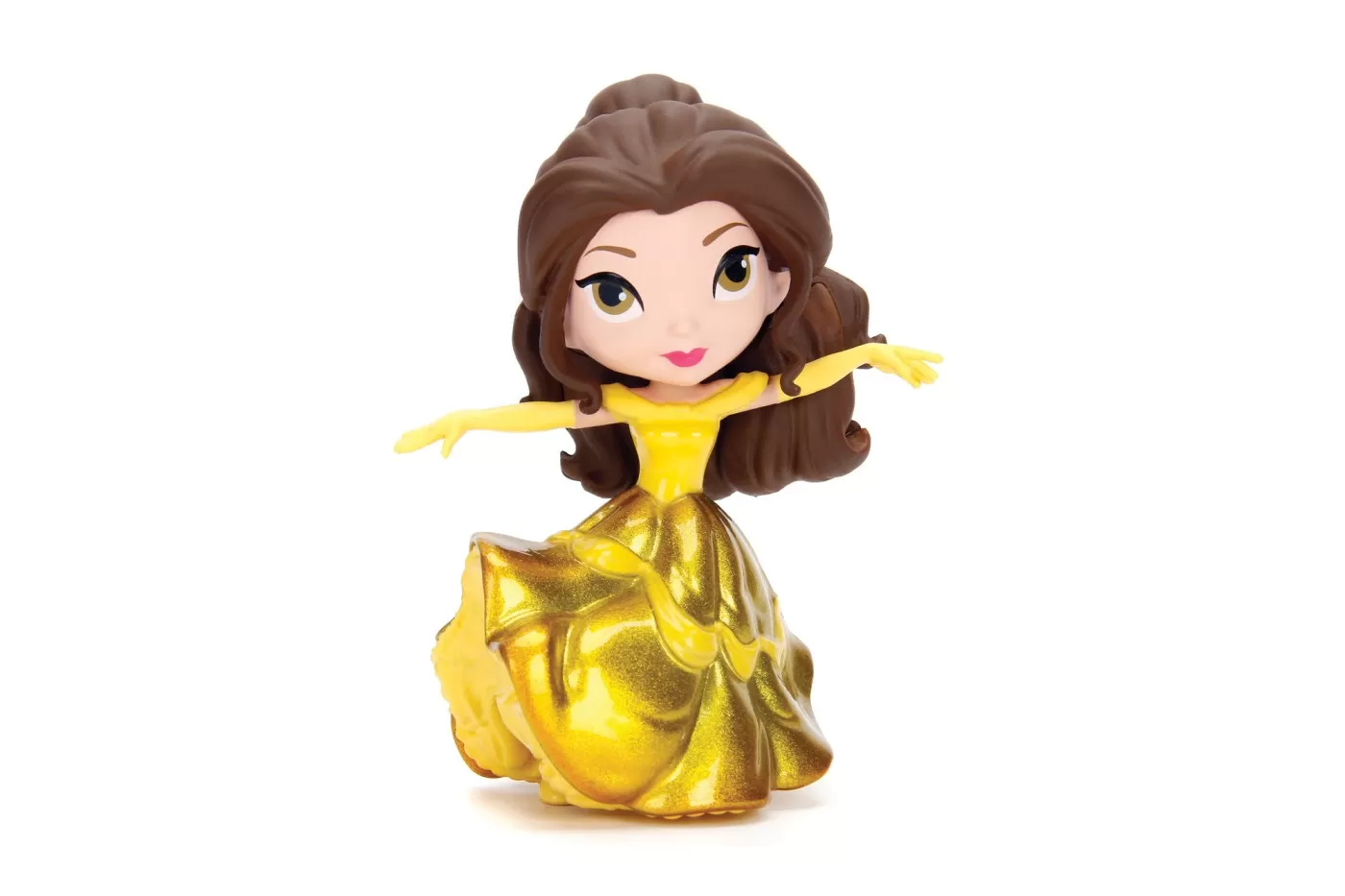 Jada figurina disney princess belle cu rochita aurie 10cm [2]