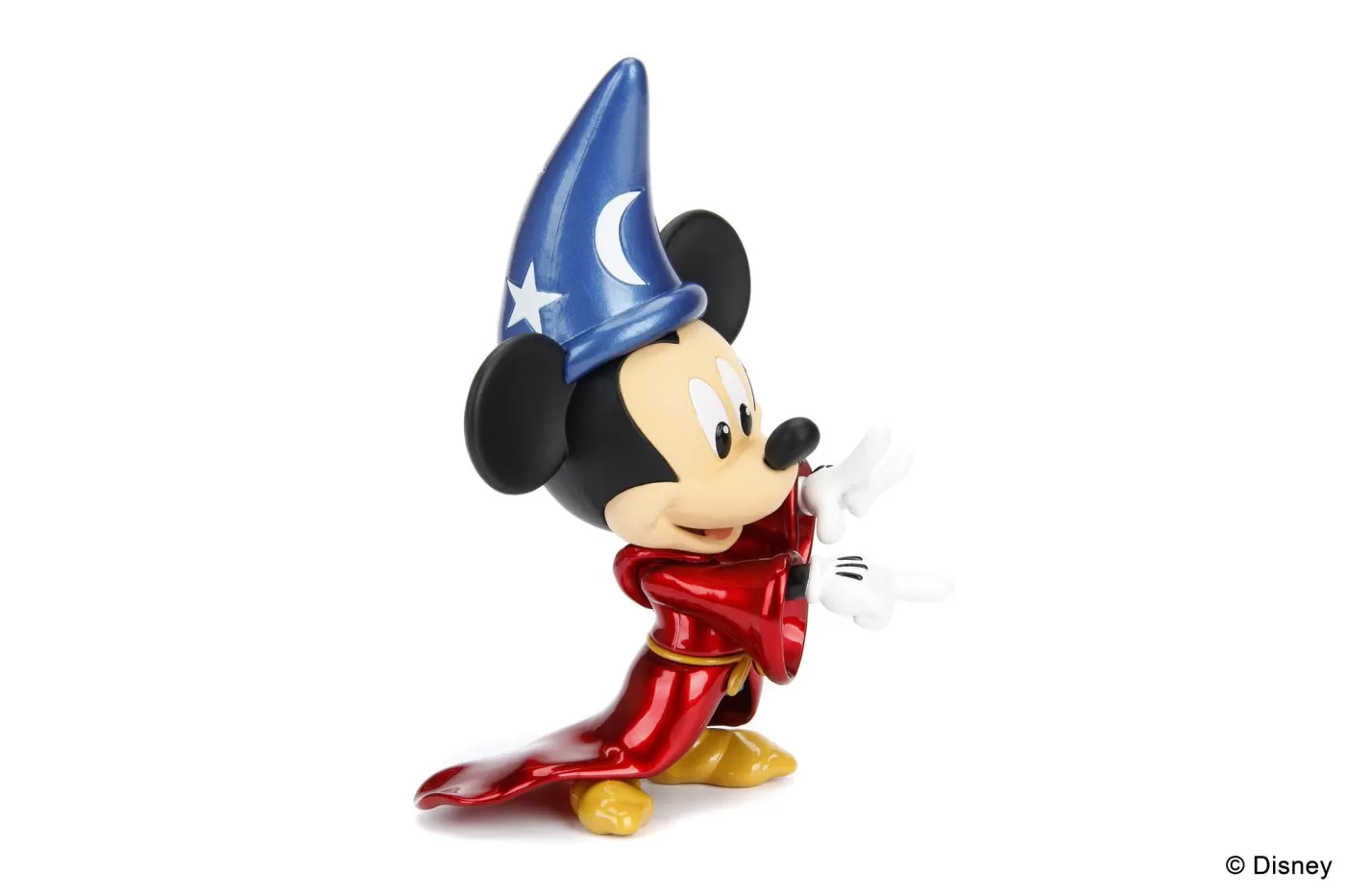 Jada figurina metalica mickey mouse in costum sorcerer 15cm [7]