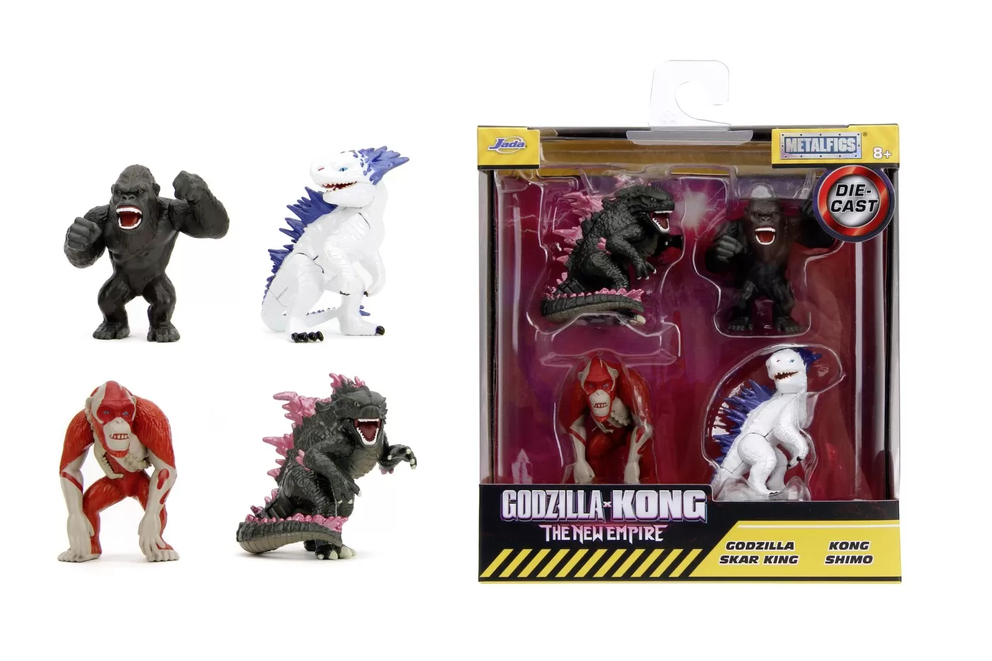 Jada godzilla set 4 figurine metalice 6.5cm [5]