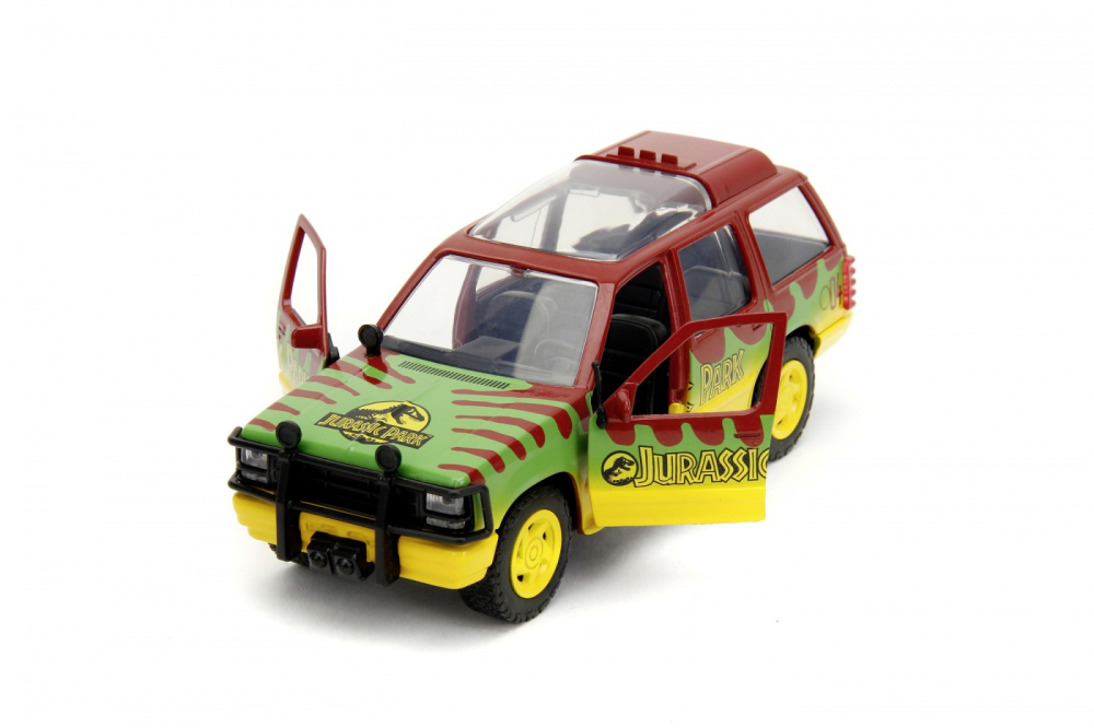 Jada jurassic world masinuta metalica ford explore 1993 scara 1:32 [5]