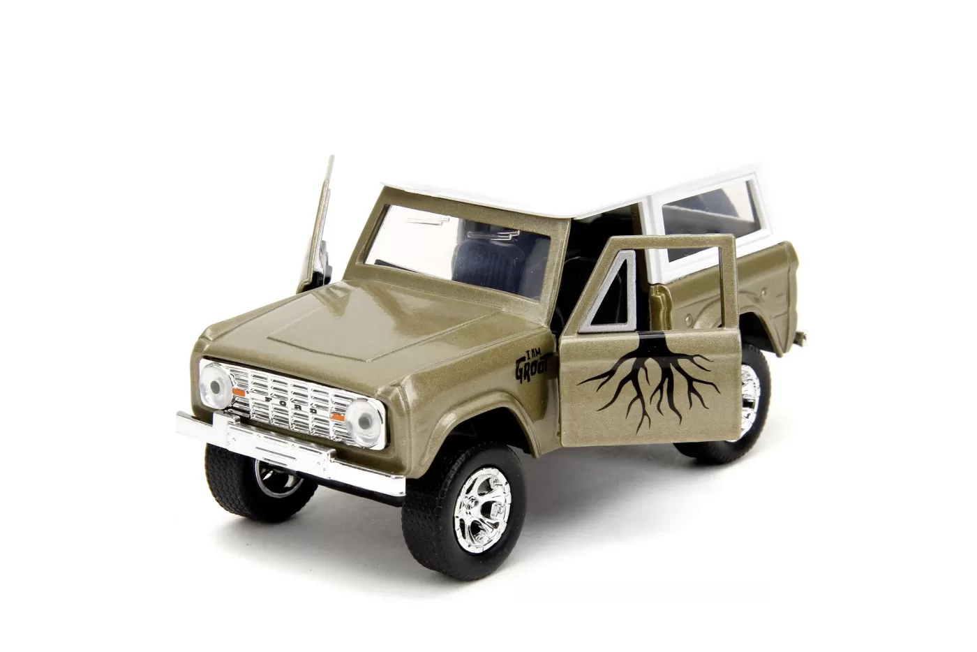 Jada marvel set masinuta metalica ford bronco si figurina groot [7]