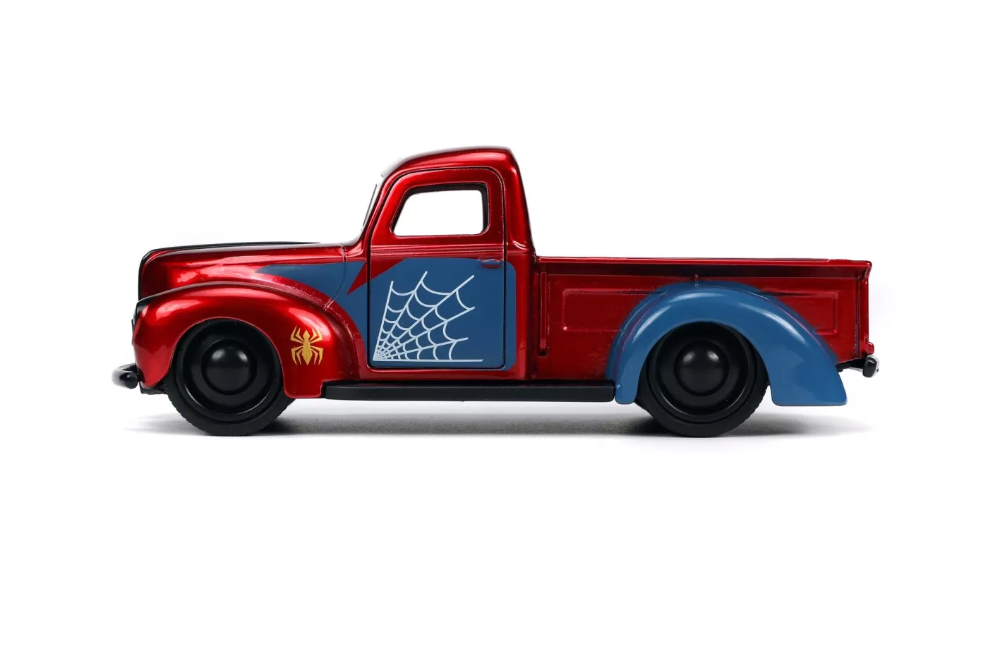 Jada marvel set masinuta metalica ford pick up scara 1:32 si figurina metalica spider man [6]