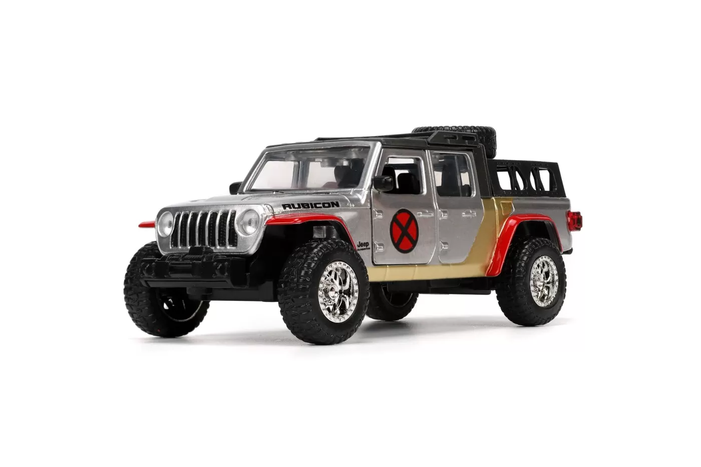Jada marvel set masinuta metalica jeep gladiator scara 1:32 si figurina din metal colossus [4]