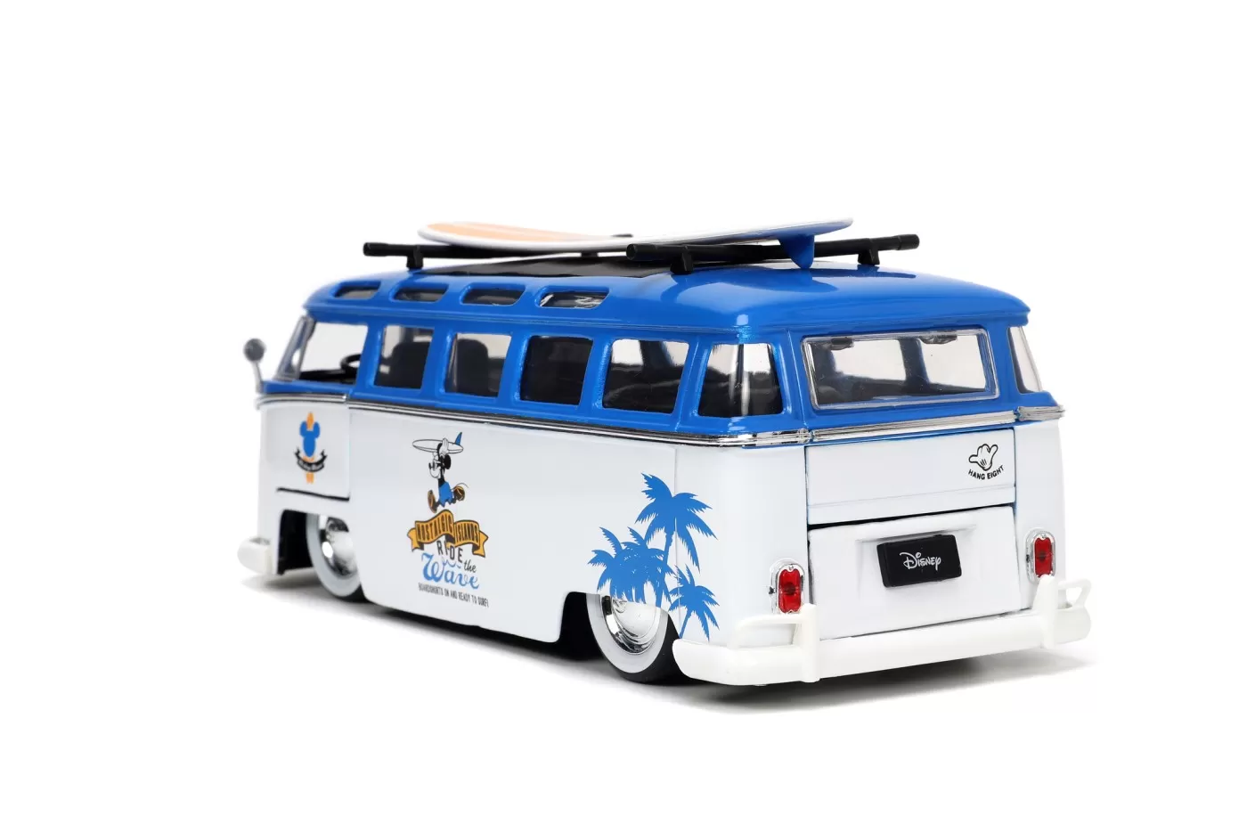Jada masina din metal volkswagen t1 bus scara 1 la 24 si figurina mickey mouse [4]