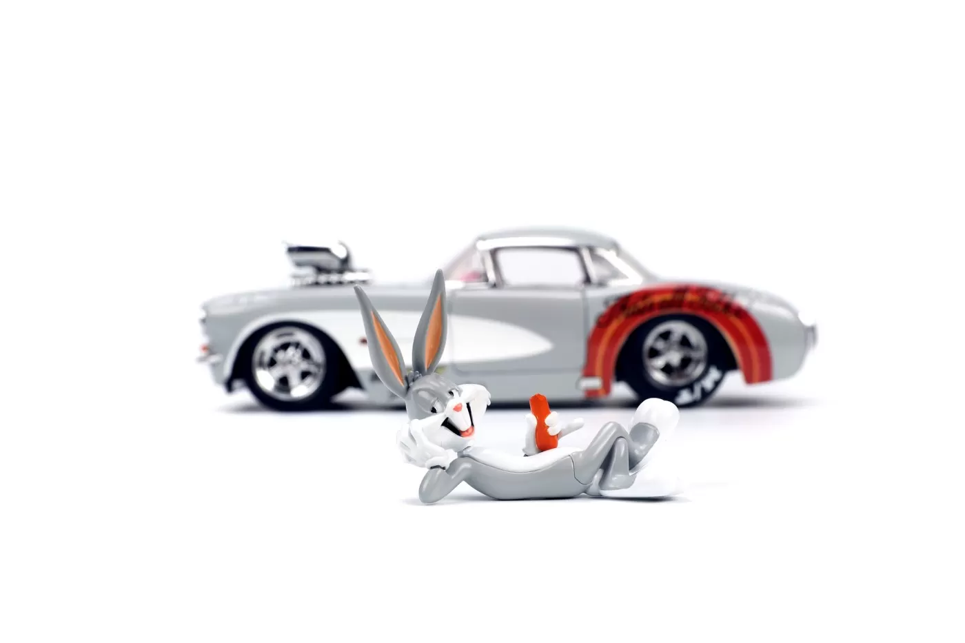 Jada masinuta metalica bugs bunny 1957 chevrolet corvette 1:24 [5]