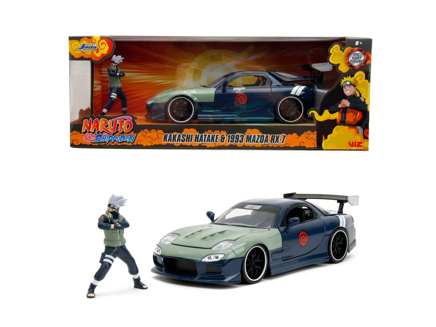 Jada masinuta metalica naruto 1995 mazda rx 7 1:24 [5]