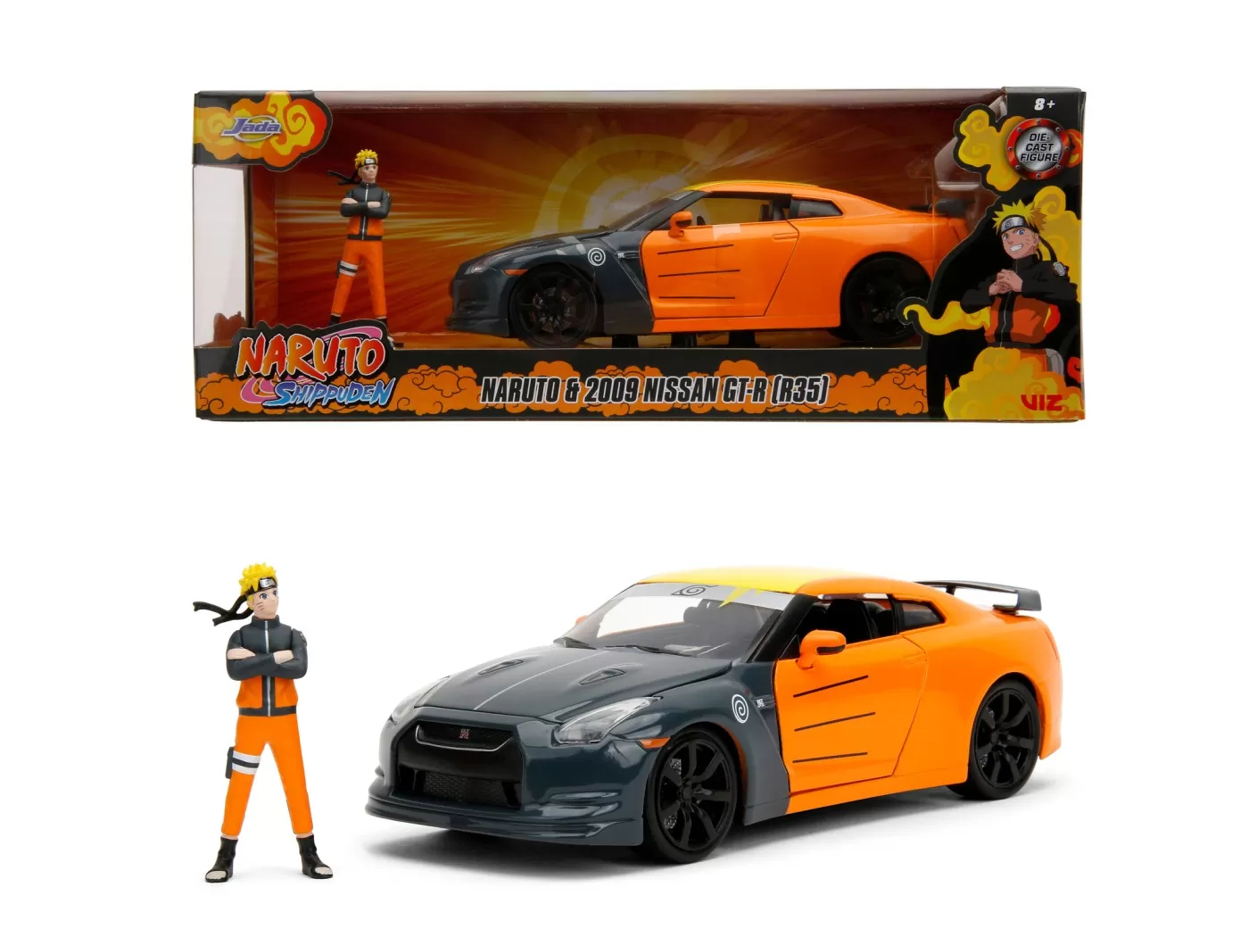 Jada masinuta metalica naruto 2009 nissan gt r 1:24 [5]