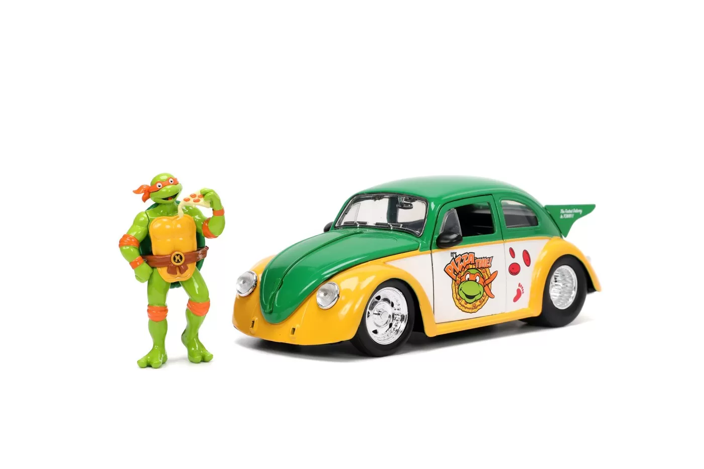 Jada masinuta metalica testoasele ninja 1959 volkswagen drag beetle 1:24 [4]