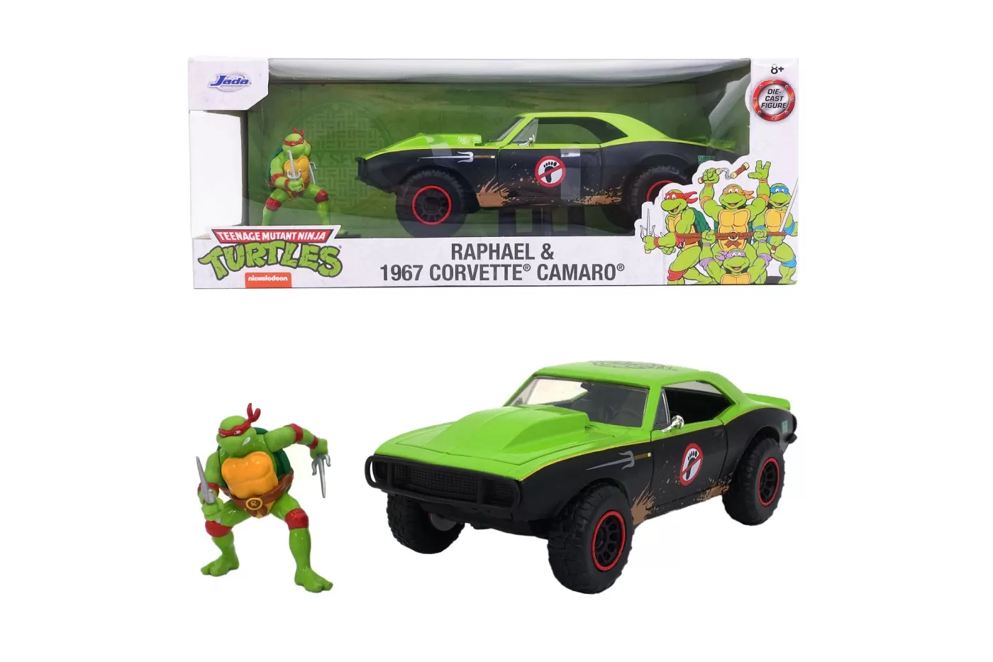 Jada masinuta metalica testoasele ninja raphael chevy camaro 1:24 [5]