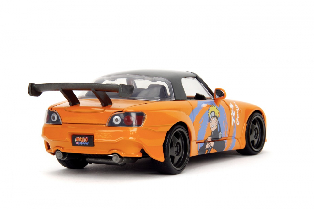 Jada naruto shippuden set figurina naruto si masinuta metalica honda 2001 s2000 scara 1:24 [5]