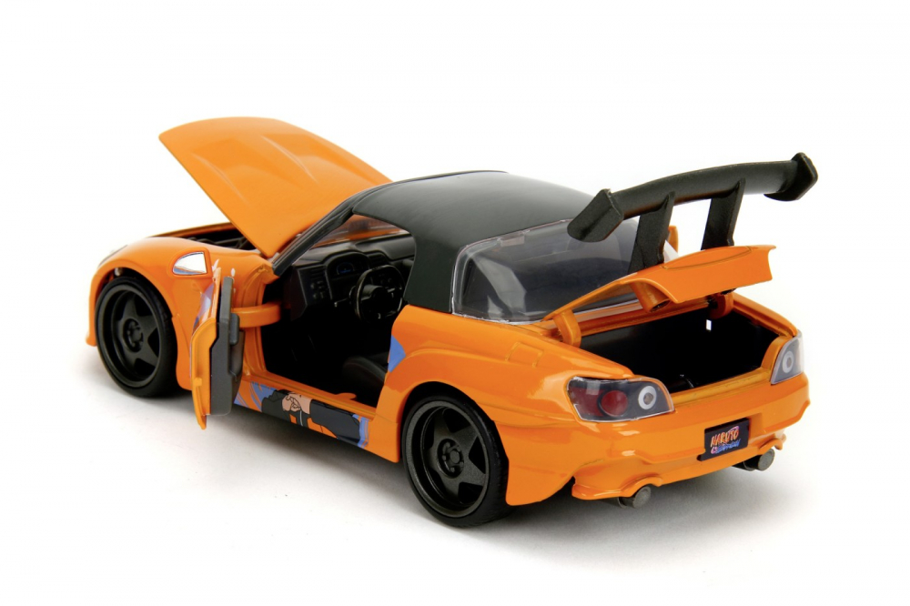 Jada naruto shippuden set figurina naruto si masinuta metalica honda 2001 s2000 scara 1:24 [7]