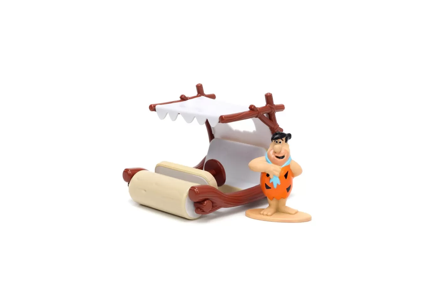 Jada set masinuta metalica flintmobilul scara 1:32 si figurina fred flintstone [2]