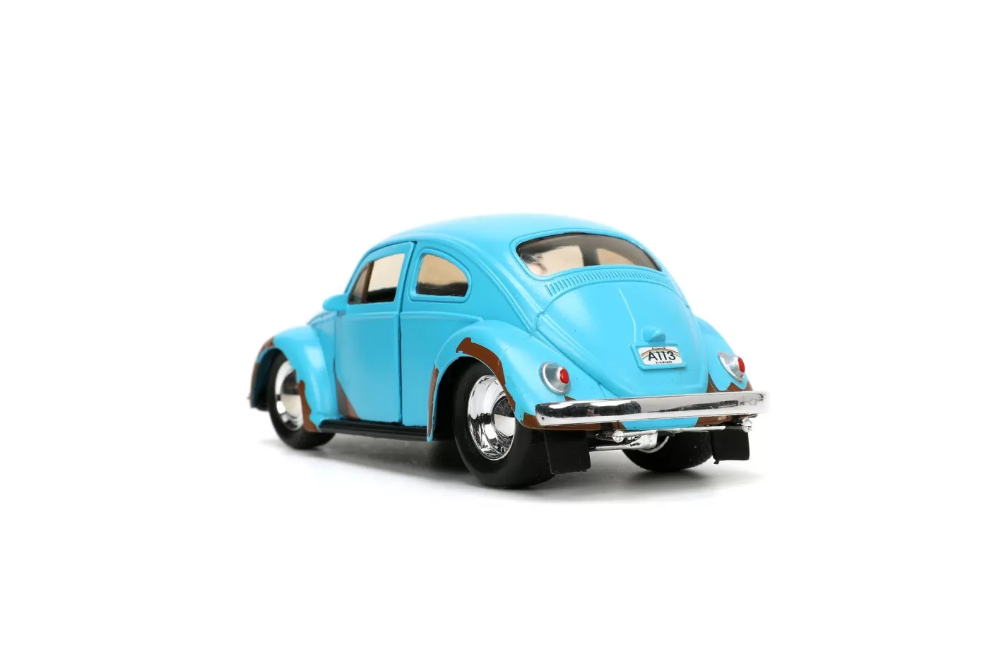 Jada set masinuta metalica volkswagen bettle scara 1:32 si figurina metalica stitch [4]