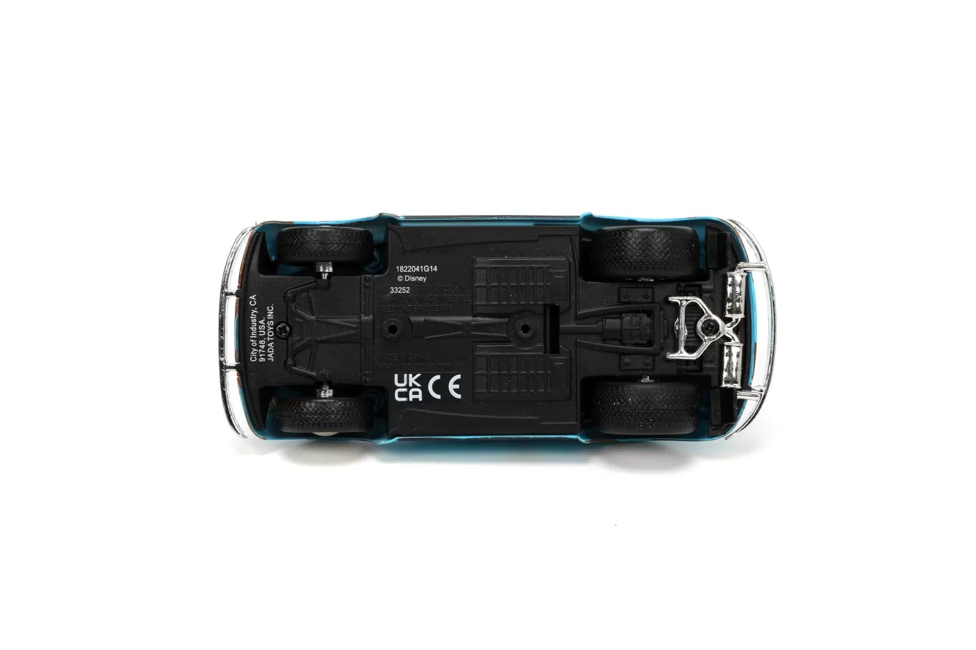 Jada set masinuta metalica volkswagen bettle scara 1:32 si figurina metalica stitch [7]