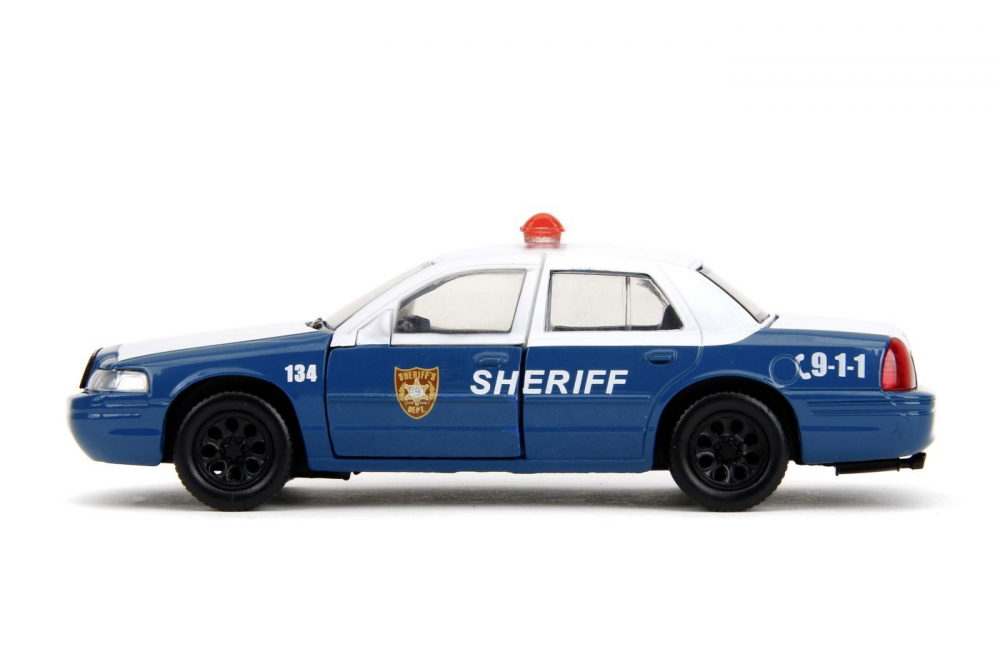 Jada the walking dead rick crimes masinuta metalica ford crown victoria scara 1:32 [5]