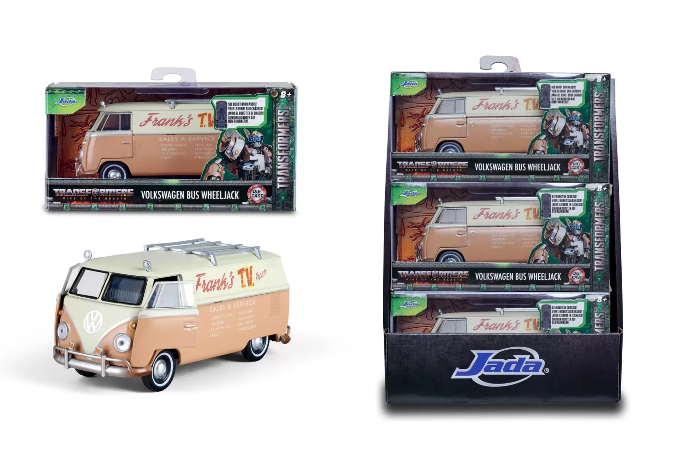 Jada transformers t7 masinuta metalica volkswagen wheeljack scara 1:32 [1]