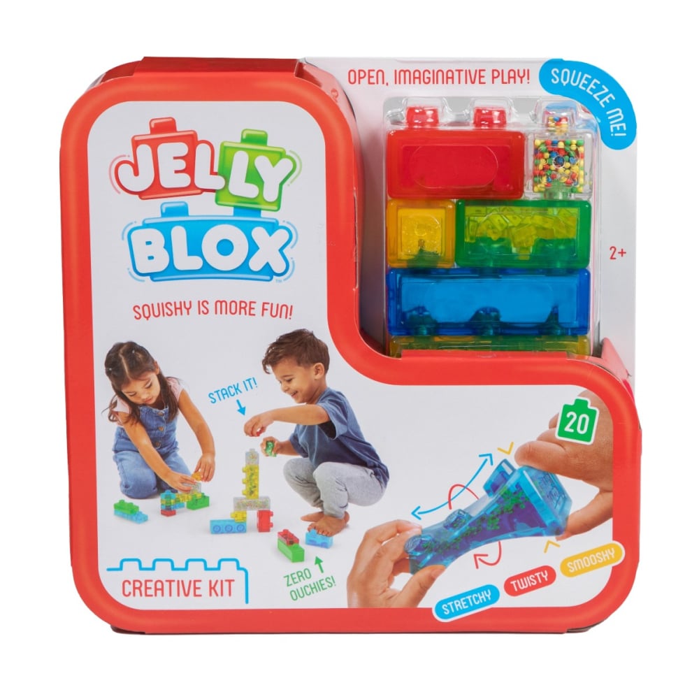 Jelly Blox - Set creativ de joaca, 20 piese copii varsta 2-3 ani|3-5ani|5-7ani [4]