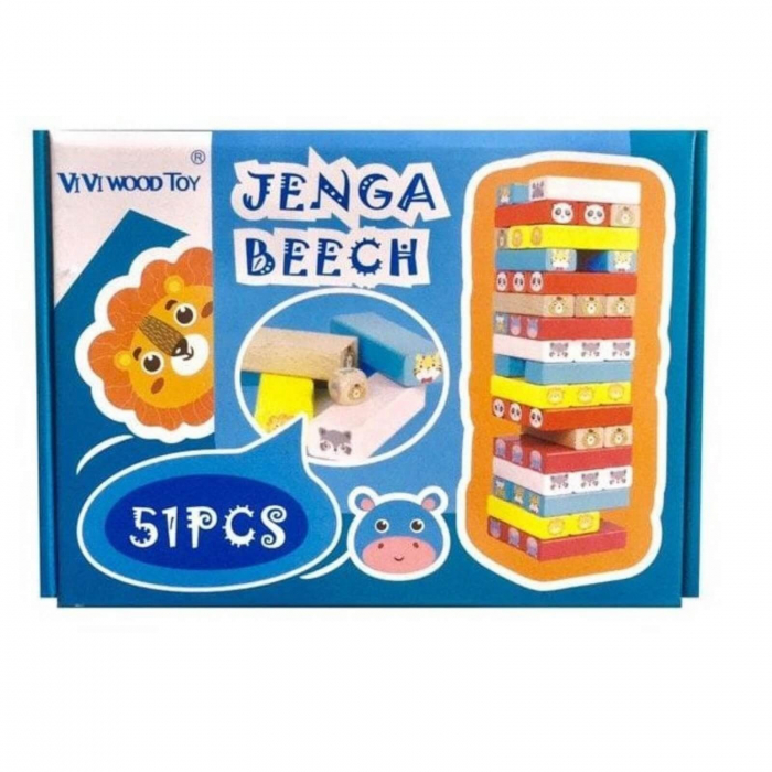Joc Turnul instabil din lemn Jenga si Joc Domino. [4]