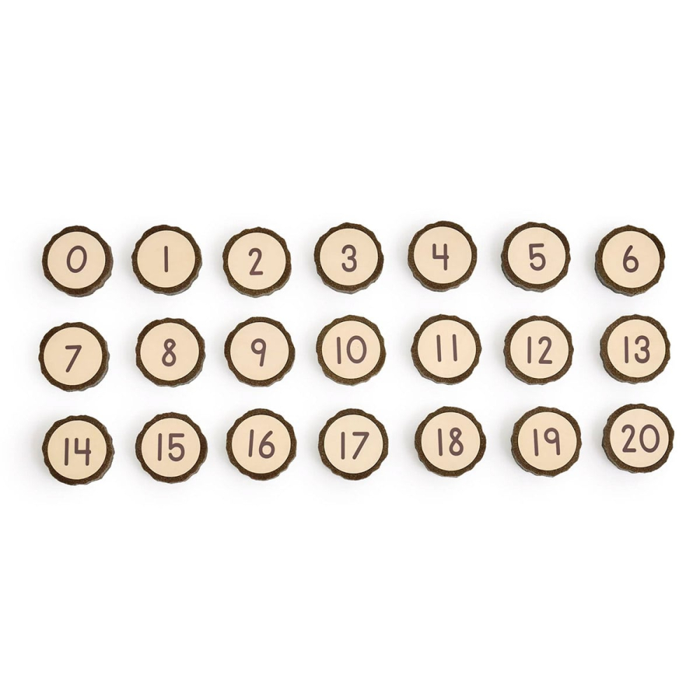 Jetoane magnetice cu numere, 21 piese, Guidecraft, copii varsta 2-7 ani [2]