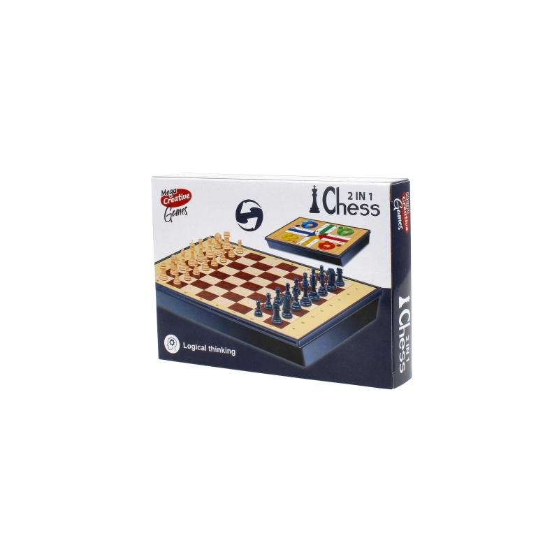 Joc 2in1 - Sah si Parchis - MegaCreative, 17x12cm, 3+ ani, 511316 [2]