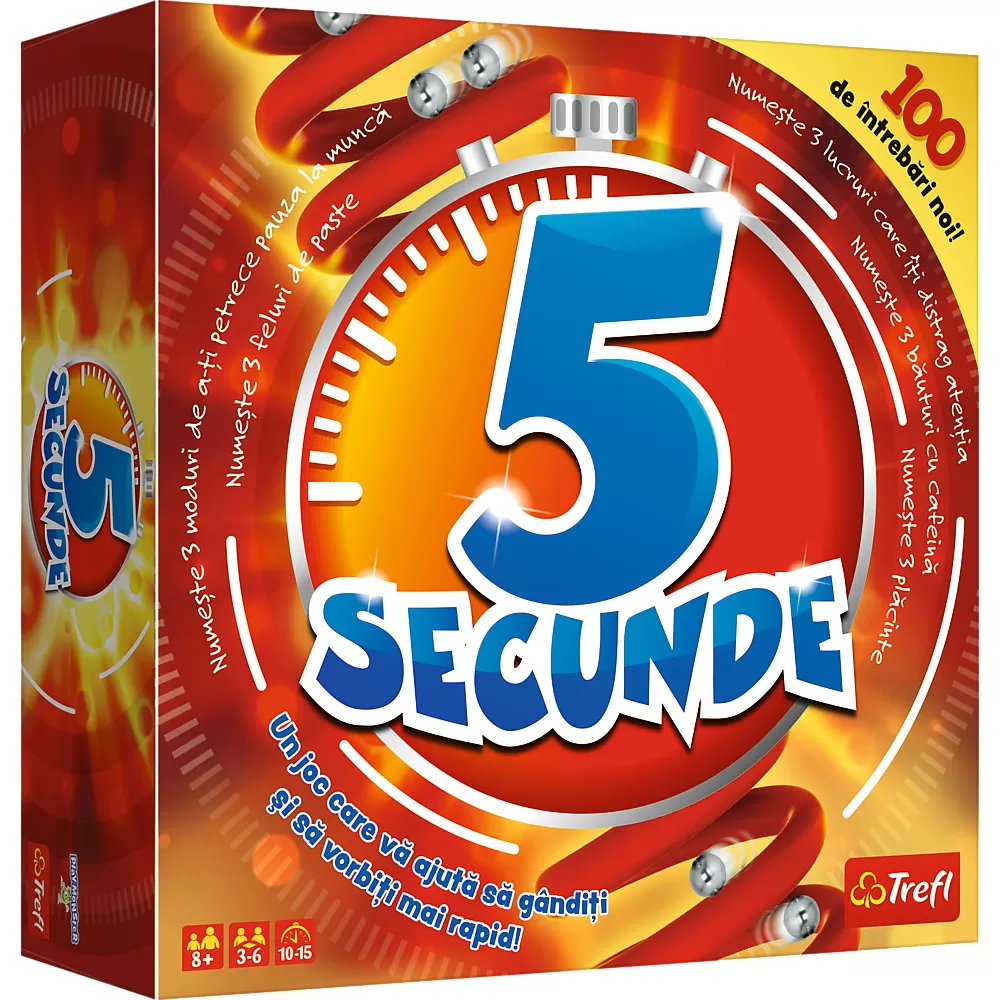 Joc 5 Secunde in limba romana, 8 ani+, varsta de la 8 ani la +15 ani [3]