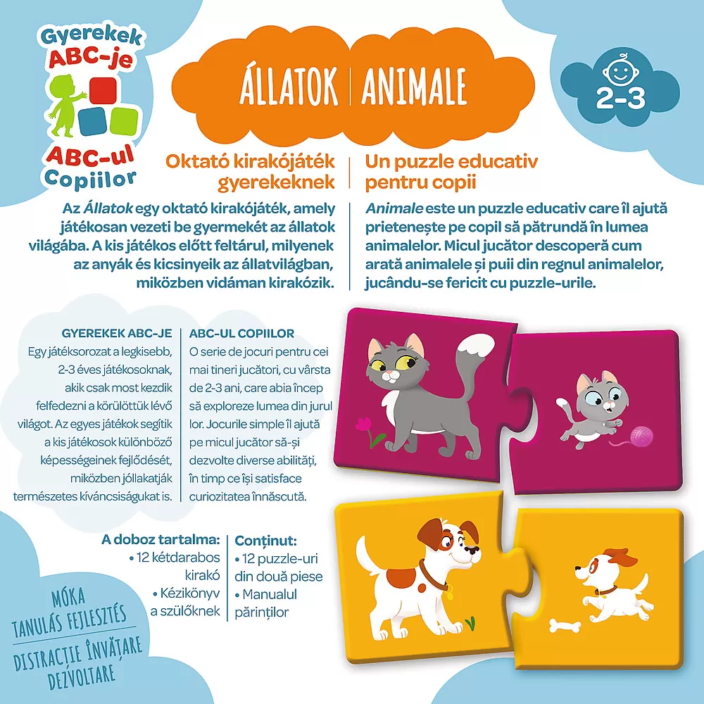 Animalele, Joc de gandire logica, varsta de la 2 ani la 5 ani [3]