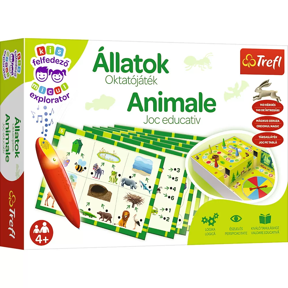 Joc animalele cu creion magic, varsta de la 4 ani la 8 ani [1]