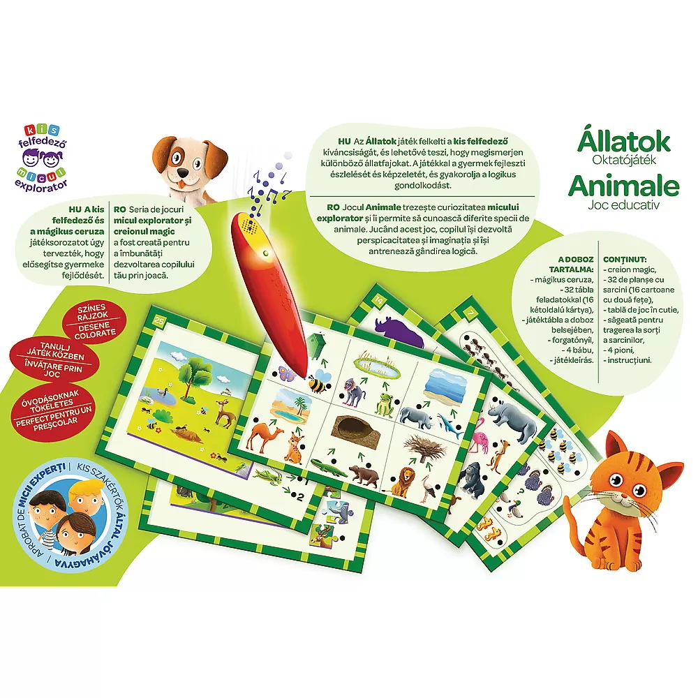 Joc animalele cu creion magic, varsta de la 4 ani la 8 ani [3]