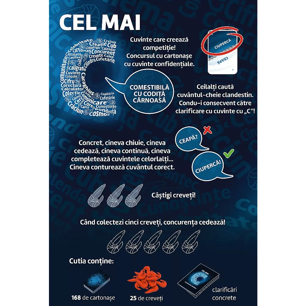 Joc Cel mai C, varsta de la 10 ani la +15 ani [3]