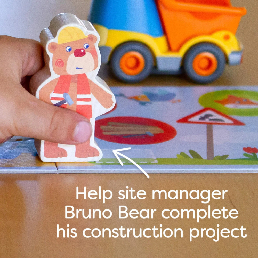 Joc Cooperativ Haba Santierul de Constructii, Primul Meu Joc de Memorie, Varsta 2 Ani+ [3]