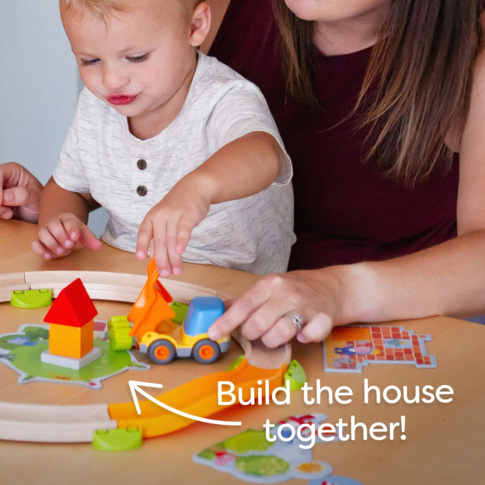 Joc Cooperativ Haba Santierul de Constructii, Primul Meu Joc de Memorie, Varsta 2 Ani+ [6]