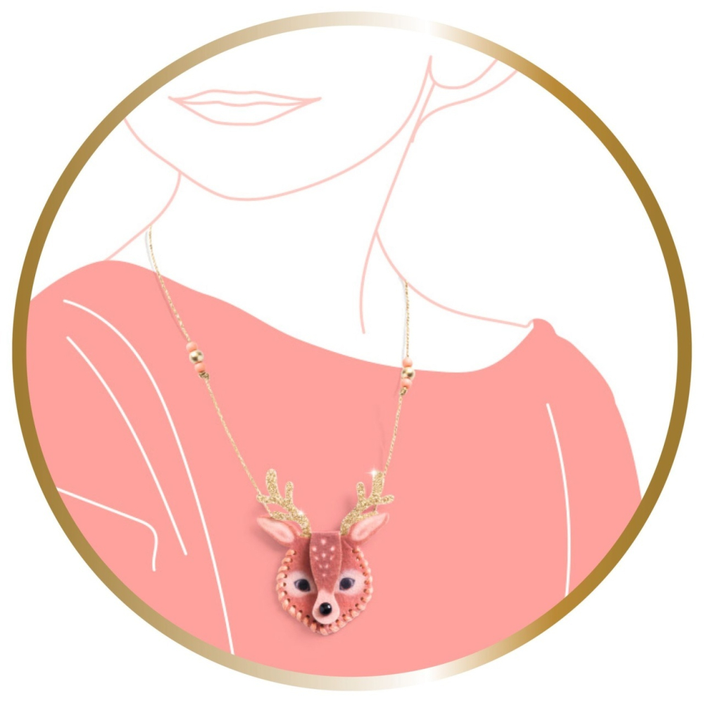 Joc creativ DIY Coliere secrete, Djeco Baiat, Fata, varsta +9 ani, 6 - 9 ani [3]