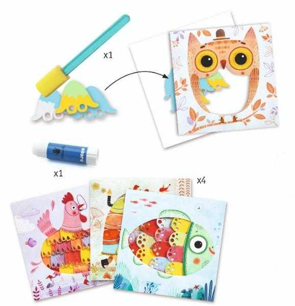 Colaj si pictura, Joc creativ, Fantastic, Djeco [3]