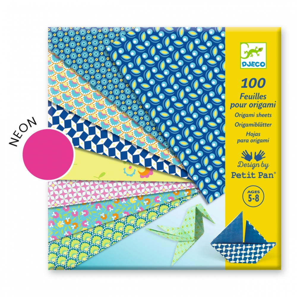 Joc creativ Foi de origami Natsu, Djeco, varsta 3 - 6, 6 - 9 ani, Baiat, Fata [1]