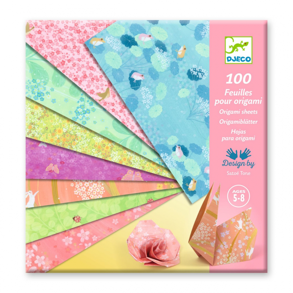 Joc creativ foi pentru origami Haru, Djeco, varsta 6 - 9 ani, Baiat, Fata [1]