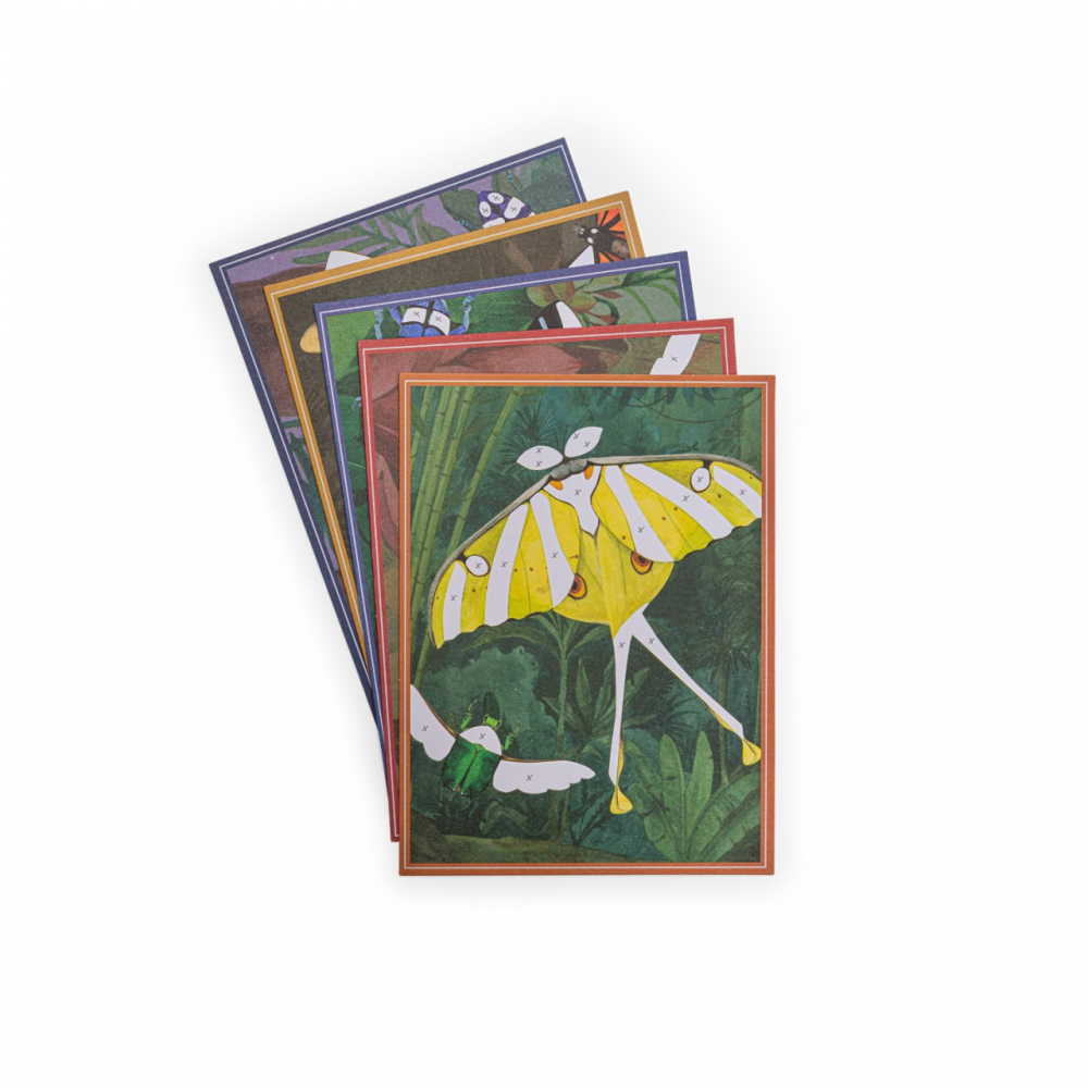 Joc creativ Planse fantastice Insecte si animale, Moulin Roty, varsta 3 - 6, 6 - 9 ani, Baiat, Fata [3]