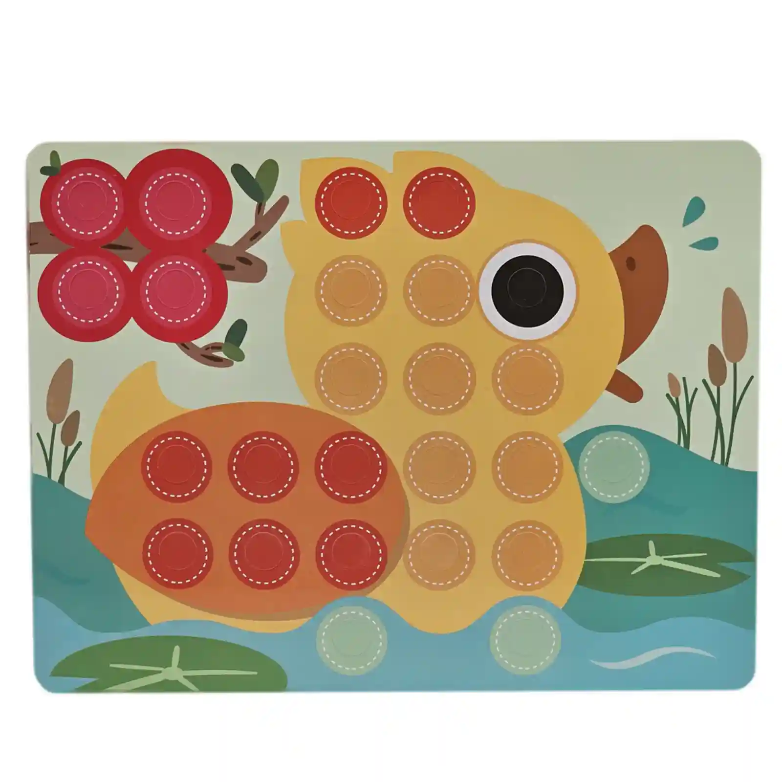 Joc creativ, mozaic cu 54 piuneze si 12 planse colorate, DiY [13]
