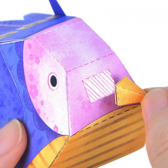 Joc Origami ⭐ cu animale pentru copii. [7]