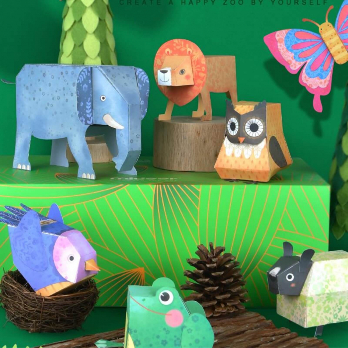 Joc Origami ⭐ cu animale pentru copii. [2]