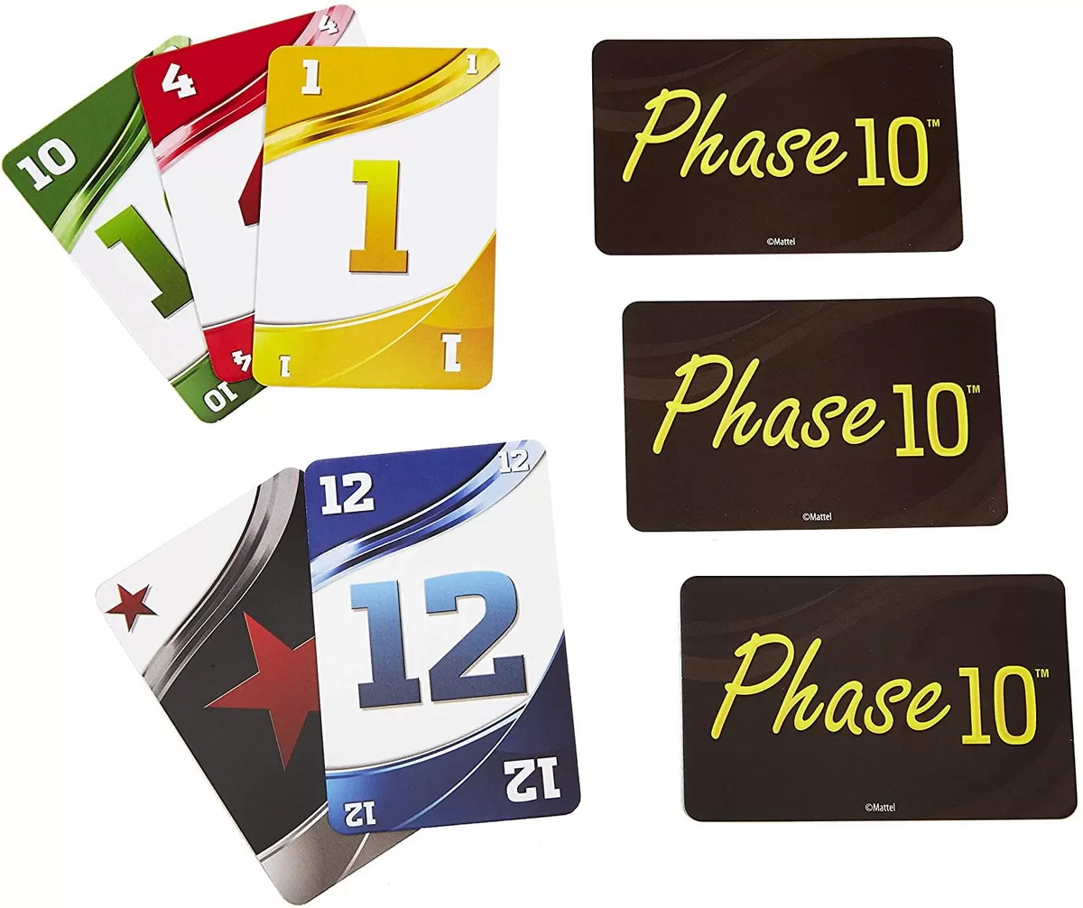 Joc cu carti, Phase 10, de tip remi, 7 ani+, varsta de la 7 ani la +15 ani [2]