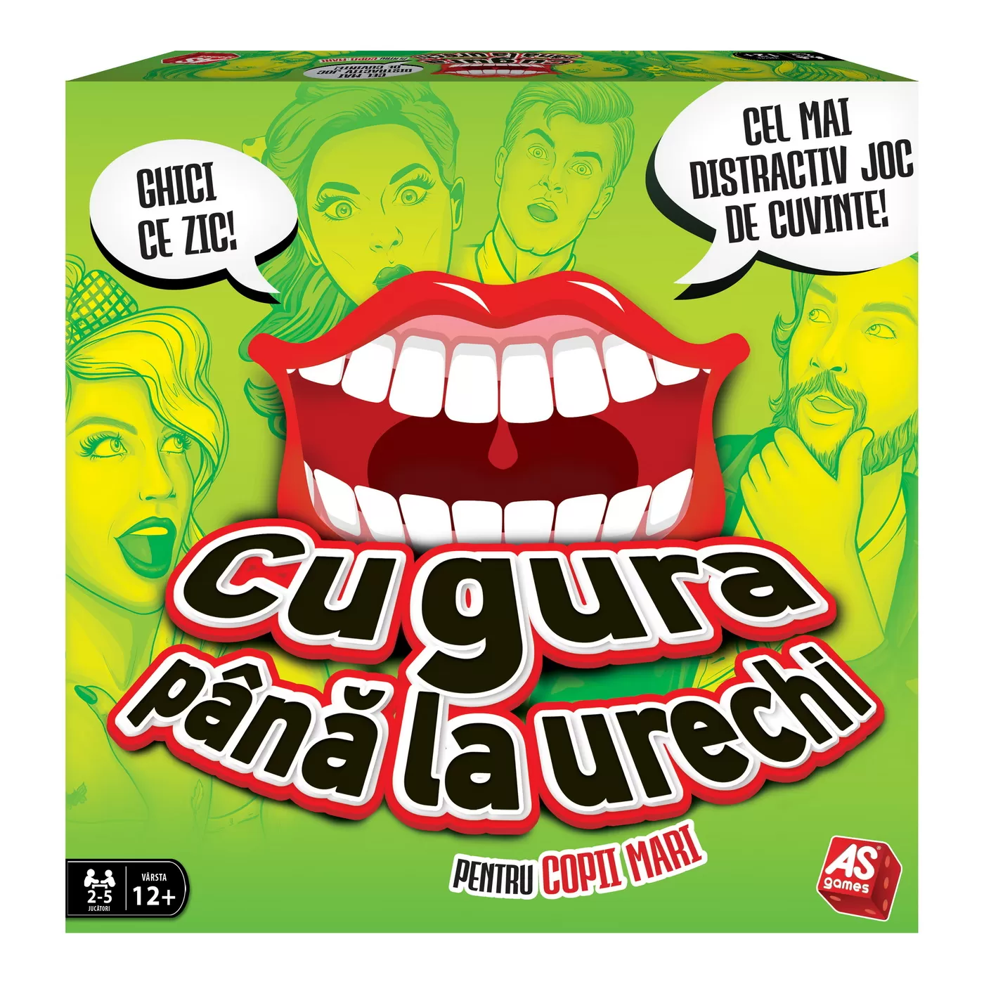 Cu gura pana la urechi, Joc educativ pentru copii si adulti, 8 ani+, varsta de la 12 ani la +15 ani [5]
