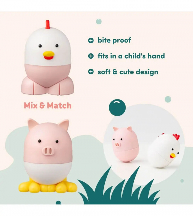 Joc cu magneti Mix&Match Magimals, Ferma, varsta 1 - 3 ani, Baiat, Fata [5]