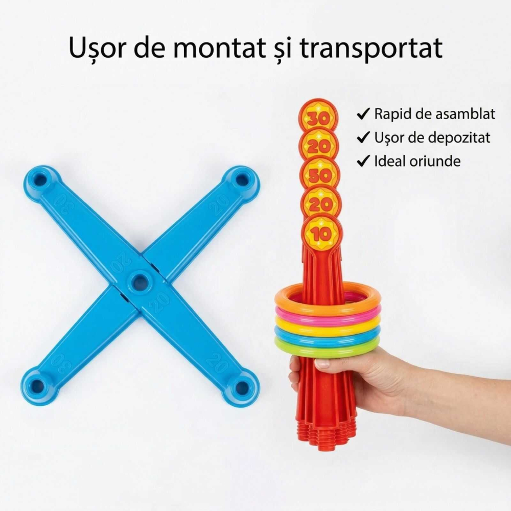 Joc aruncat la tinta cu inele copii 3+ ani [5]