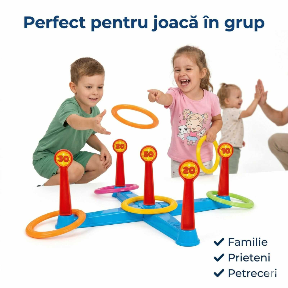 Joc aruncat la tinta cu inele copii 3+ ani [4]