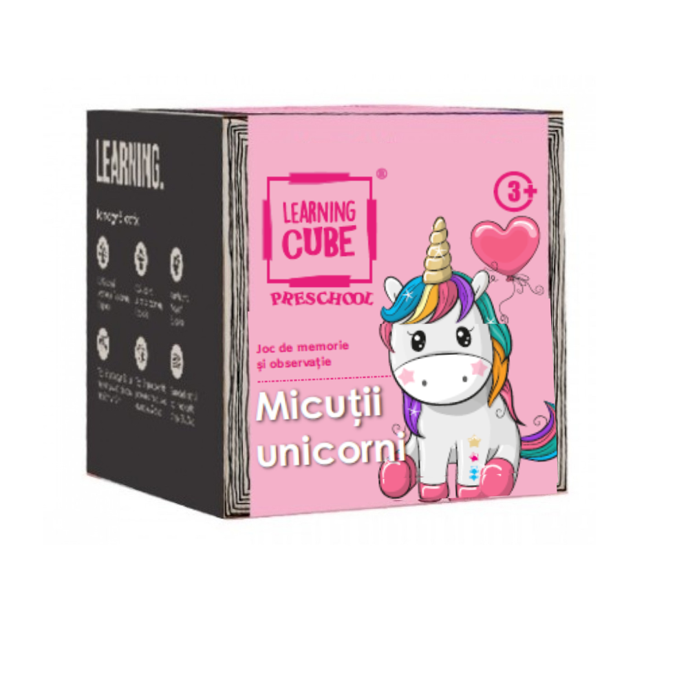 Joc de atentie Learning Cube  - Micutii unicorni [1]