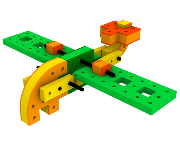 Joc de construit cu blocuri Explorer, Bakoba, varsta 3 - 6, 6 - 9 ani, Baiat, Fata [3]