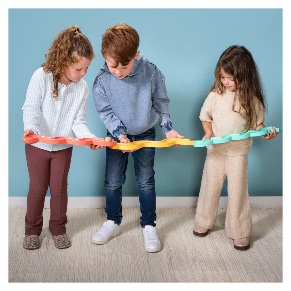 Joc de cooperare cu traseu cu bile, Pass & Play, copii varsta 4-10 ani [3]